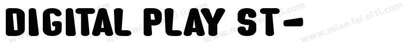Digital Play St字体转换